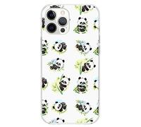 Mixroom - Cover Custodia Per iPhone 12 In Silicone TPU Fantasia CUCCIOLI DI PANDA 977