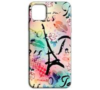 Mixroom - Cover Custodia per iPhone 13 Mini in Silicone TPU Fantasia Paris Parigi Baci 170