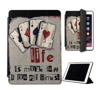 Mixroom - Custodia per iPad Air 3 Modello 2019 10,5 Pollici Cover per Apple iPad Smart Case Prottetiva Pieghevole Supporto Stand Disegno POKER GAME LN220