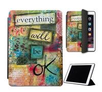 Mixroom - Custodia per iPad Mini 5 7,9 Pollici Modello 2019 5a Gen. Cover per Apple iPad Smart Case Prottetiva Pieghevole Supporto Stand Disegno Everything Will Be Ok Y388