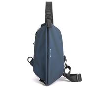 Mixroom - Zaino Monospalla Uomo Porta Tablet Tab Zainetto Borsello Casual a Tracolla Regolabile per Viaggio, Ciclismo, Lavoro, Sport e Tempo Libero Z36 Colore Blu