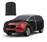 Mixsuper Liner Copertura per auto per Mazda CX-30 2020-2024, copertura per auto completa per tutte le condizioni atmosferiche per CX30, copertura esterna impermeabile con strisce riflettenti per porte