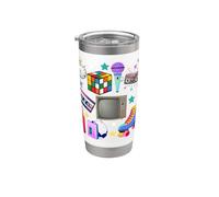 Mixtape anni '80 anni '90 cassetta vuota Questo è il mio 80s 90's 70s Bicchiere termico in acciaio inox doppia parete
