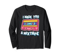 Mixtape retrò Anni '80 per Gli Amanti della Musica Maglia a Manica