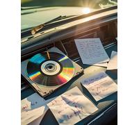 “Mixtapes & Memories: Dashboard Love Notes Notebook”: 100-Page Retro Romance Journal for Dreamers, Writers & Music Lovers