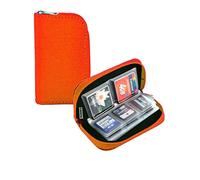 Mixtecc memory card custodia da trasporto â€“ ideale per schede SD e SDHC, 8 pagine e 22 slot memory card Holder bag in borsa per supporti di memorizzazione organizzazione