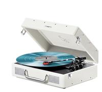 Mixx Audio - Platino in vinile portatile BT Revival 55 Stereo - Turchese