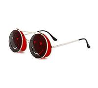 Miyabitors occhiali da sole Primavera incernierato Occhiali da sole Donna Sorrida Pieghevole Occhiali da Sole Doppia Lente UV400