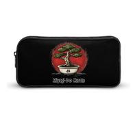 Miyagi-Do - Astuccio per matite con albero bonsai di karate, grande capacità, astuccio per cancelleria, organizer per trucchi