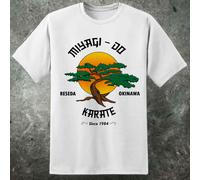 Miyagi Do Karate Kid Ispirato Uomo T Shirt Cobra Kai Aquila Fang 80s TV Show