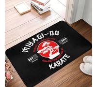 Miyagi Do Karate Rules Wht Tappetino antiscivolo per ingresso tappetino per raschiare la sabbia per cucina ingresso casa camera da letto tappetini antiscivolo