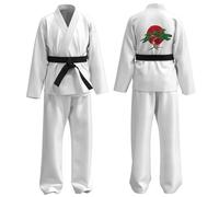 Miyagi Do - Uniforme da karate per bambini e adulti, colore: bianco, bianco, 130
