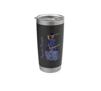Miyamoto Musashi - con due katane Bicchiere termico in acciaio inox doppia parete