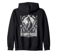 Miyamoto Musashi La Via delle Due Spade Samurai Felpa con Cappuccio