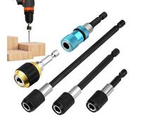 Miyanvuo Adattatore per Drill per Bussole | Connettore per Driver con Albero Esagonale da 6.35 mm - 5 Pezzi Adattatore per Bussole a Sgancio Rapido per Lavori di Manutenzione Domestica e Riparazioni