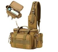 Miyanvuo Borsa per Attrezzi da,Borsa Grande Per Touring Con Portacanne - Organizzatore Utensili Resistente per Escursionismo Caccia Outdoor