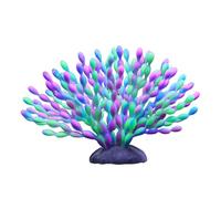 Miyanvuo Decorazione Per Acquario - Silicone Morbido Colore Sfumato,Statua Per Acquario A Forma Di Corallo Finto | Per Appartamento Stagno Soggiorno Camera Da Abitanti Urbani Proprietari Di Casa
