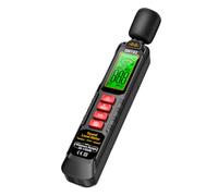 Miyanvuo Misuratore Di Livello Sonoro | Rilevatore Di Rumore - Gamma 30-130dB Con Precisione, Funzione Blocco Dati, Display LCD Retroilluminato, Tester A-Ponderato Per Screening Uditivo, Ambiente