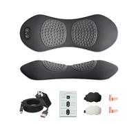 MiYarBoO Massaggiatore per schiena a tripla fusione con calore, massaggiatore per collo, spalle, schiena, con calore, tessuto profondo per collo e spalle, per alleviare il dolore, terapia di