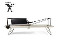 MIYAUP Reformers Pilates antiscivolo di lusso con scatola da studio bianco con il miglior letto centrale Pilates a molle in metallo