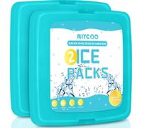 MIYCOO Sacchetti di ghiaccio per contenitori per il pranzo e refrigeratori di lunga durata, riutilizzabili