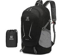 MIYCOO Zaini Ultraleggeri Pieghevoli Zainetto Richiudibile Resistenti All'acqua Zaino da Trekking per Uomini Donne,Campeggio, Arrampicata Viaggi Escursioni Ciclismo Nero