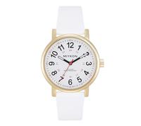 Miykon Orologio analogico per infermiere, unisex, orologio analogico con lancetta dei secondi per allattamento e tempo militare, orologio di seconda mano per infermieristica, con cinturino in morbido