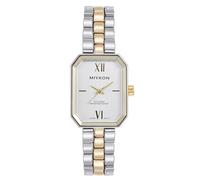 Miykon Orologio da polso da donna, vintage, di lusso, ottagonale, quadrato, classico, grazioso, per polsi piccoli e sottili, vetro tagliato unico, lucidato agli ioni, quarzo giapponese, impermeabile