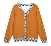 MIYMIYN Cardigan da donna aperto sul davanti con scollo a V, leggero, lavorato a maglia, per autunno e primavera, Multicolore, 5XL