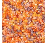 Miyuki Delica, Luminous Mix 2 (#DB2062), 11/0 (misura 1,6 mm), foro 0,8 mm, 5 g