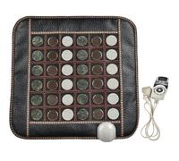 MIZHENG Tappetino Riscaldante A Infrarossi Lontani, Tappetino Riscaldante Pietra Giada E Ametista per Mal di Schiena, Cuscino Riscaldante Tormalina, Terapia Termica A Infrarossi Curativa, Temperatu