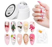 MIZHSE Builder Gel per 3D Nail Art - UV Gel Trasparente 15g