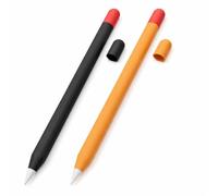 Mizi Custodia in silicone compatibile con A-pple Pencil di seconda generazione e A-pple Pencil Pro (2024), custodia di alta qualità, ricarica USB, doppio tocco e attacco magnetico, confezione da 2