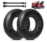 mizikuu 15x6.00-6 Camera d'Aria, 2 Ruota di Ricambio Camera d'Aria Ruota Carriola Pneumatici Da Trattore Inner Tube Valvola Per vari tosaerba carriole rimorchi da giardino go-kart golf cart