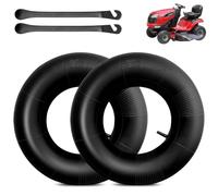 mizikuu 16x6.50-8 Camera d'Aria, 2 Ruota di Ricambio Camera d'Aria Ruota Carriola Pneumatici Da Trattore Inner Tube Valvola Per vari tosaerba carriole rimorchi da giardino go-kart golf cart