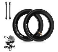 mizikuu 2 PCS Camera d'aria 12 1/2"x 2 1/4", Doppio Spessore Tubi per Passeggino con Valvola A ngolare 45°con 2 Stick per Supporto per Bambini Bicicletta Pneumatici