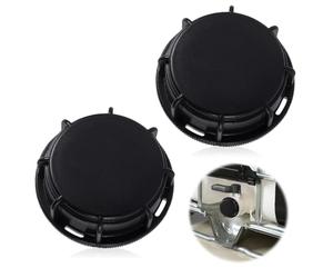 mizikuu 2 Pezzi IBC S60 Tappo Cisterna, Accessorio Per Serbatoio Dell'Acqua IBC Container s60 Adatto Per Collegare Tubi Da Giardino, Serbatoi d'Acqua IBC, Contenitore, Nero