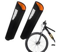mizikuu 2 Pezzi Protezione Batteria Per Bicicletta Elettrica, Universale Custodia Protettiva Per Batteria Integrata Per Bici Elettrica Protezione Da Freddo e Sporco, Circonferenza 32- 40 Cm