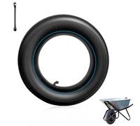 mizikuu 3.50/3.00-8 Camera d'Aria, Ruota di Ricambio Camera d'Aria Ruota Carriola Pneumatici Da Per Carrelli a Mano Trattore Inner Tube Valvola Per Carrello, Spazzaneve, Generatore e Altro