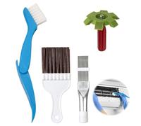 mizikuu 4 Pezzi Kit Pulizia Asciugatrice, Spazzola per Pulizia del Condizionatore d'Aria Pettine per Radiatore Pettine per la Pulizia Delle Serpentine di Radiatori Pulita Frigoriferi