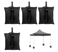 mizikuu 4 Pezzi Pesi per Gazebo, Sacchetti di Peso Sacchi di Sabbia Resistente a Doppia Cucitura Pesi Gamba per Tenda Pop Up Sacchi di Appesantire Impermeabili per Ombrelloni