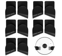 mizikuu 6 Paia Supporto per Coperchio di Pentola, Porta Coperchi Pentole Autoadesiva Porta Pentola Salvaspazio Rack per Coperchio Appendere Organizzatore Utensile Pratico Cucina