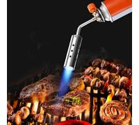 mizikuu Bruciatore a Gas, Cannello da Cucina a Gas Fiamma Regolabile Acciaio Inossidabile Bruciatore Erbacce Antiventobruciatore Torcia a Gas per Bruciatore per Barbecue