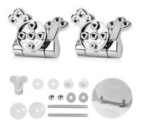 mizikuu Cerniere di Ricambio del Sedile del WC, Cerniere Copriwater toilet Seat Hinges Replacement Parts Accessori Adatto alla maggior parte delle dimensioni del sedile del water