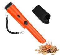 mizikuu Pinpointer, Metal Detector Portatile IP66 Impermeabile Scansione a 360° con Indicatore LED Luce di Allarme Cintura Fondina Rilevatore Metalli Cercatore in Metallo Localizzatore Puntatore