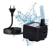 Mizikuu Pompa Acquario 200L/H, Fontanella Per Gatti, Sommersa 1,5m, Super Silenziosa