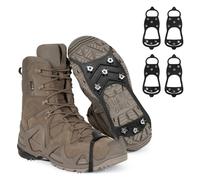mizikuu Ramponi per scarpe da montagna a 8 denti, antiscivolo per scarpe da montagna con artigli spessi per scarpe da ghiaccio, picchi di ghiaccio per escursioni, trail, running, trekking, neve