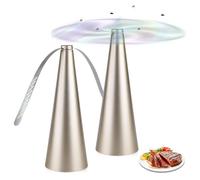mizikuu Repellente per Mosche, 2 Pezzi Scaccia Mosche Elettrico Ventola Anti Insetti Portatile USB Ventilatore Repellente per Zanzare Ventilatore da Tavolo per Interno, Esterno, Picnic, Barbecue