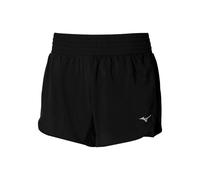 Mizuno 2in1 4.5 Pantaloncini Da Corsa Donna-Nero