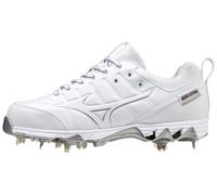 Mizuno 320638.0000.16.1150, 9-Spike Swift 7 Low Donna Metallo Softball Tacchetto, Bianco, 46.5 EU